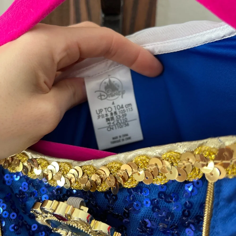 Snow White Classic Princess Girls Costume Dress - Picture 2 of 3